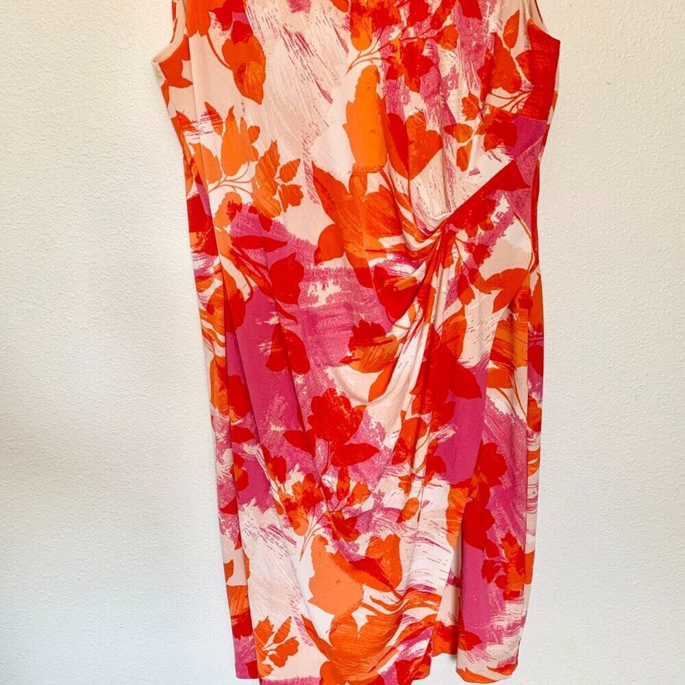 Taylor Tropical Floral Sleeveless Dress - Picture 3 of 13
